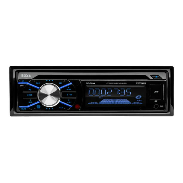 Wireless Remote Black BOSS Audio 506UA Single-DIN CD//MP3 Player Receiver
